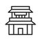 Dojo icon  image. Suitable for mobile apps, web apps and print media.