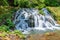 Dokuzak waterfall in Strandzha mountains in Bulgaria