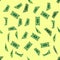 Dolar. money fly. seamless pattern.