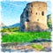 Dolbadarn Castle Ruins in Wales