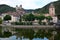 Dolceacqua, Liguria, Italy 06-08-2023- The ancient medieval village of Dolceacqua and the Doria Castle in the Ligurian hinterland