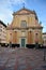 Dolceacqua, Liguria, Italy 06-08-2023- The church of Sant\\\'Antonio Abate in the village of Dolceacqua