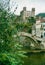 Dolceacqua, Liguria, Italy - August 2002 - The Castel and the Bridge of Dolceacqua