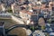 Dolceacqua ligurian Region, Northern Italy: aerial view. Color image