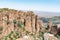 Dolerite columns and the Valley of Desolation