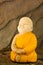 Doll clay meditation monk