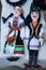 Doll couple in traditional Moldovan clothes