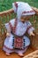 Doll dressed in traditional Romanian folk costume