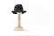 Doll House Fashion Bowler Hat on a small hat stand with a clean