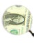 Dollar bill and magnifying glass