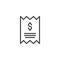 Dollar Bill outline icon