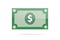 Dollar bill vector graphic, money illustration -