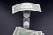 Dollar bills lie near the hourglass. Time is money. The salary. Business solutions in time. Hourglass time measurement