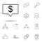 dollar communication icon. business icons universal set for web and mobile