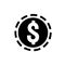 dollar currency monetary symbol. finance or financial icon.