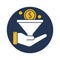 Dollar funnel flat vector icon which can easily modify or edit