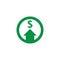 dollar increase icon. Money symbol with arrow stretching rising up. Business cost sale icon. vector illustration