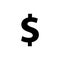 Dollar money icon vector illustration template design trendy