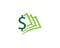 Dollar money vector icon illustration