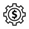 Dollar setting icon