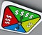 Dollar Sign Board Game Spinner Win Riches Lottery Take Chance