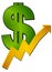 Dollar Sign Clipart Profits Up