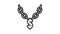 Dollar sign necklace icon animation