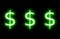 $ dollar sign neon