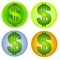 Dollar Signs Money Web Icons
