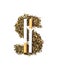 Dollar symbol of the tobacco