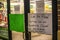 Dollar Tree retail store flooding closed front door signs