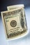 Dollars banknotes. American Dollars Cash Money. One Hundred Dollar Banknotes