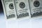 Dollars banknotes. American Dollars Cash Money. One Hundred Dollar Banknotes