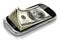 Dollars inside smart phone