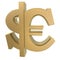 Dollor euro symbol