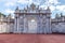 Dolmabahce palace entrance, wide angle