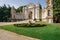 Dolmabahce Palace. Interior facade of the Gate of the Sultan on Dolmabahce Avenue. Istanbul, Turkey