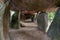 Dolmen La Roche-aux-Fees - the most famous and largest neolithic dolmens in Brittany