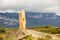 Dolmens among vineyard in Rioja, Spain