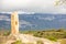 Dolmens among vineyard in Rioja, Spain