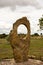 Dolmens among vineyard in Rioja, Spain