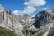Dolomite Alps mountain rocky scenery