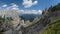 Dolomite mountain landscape