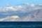 Dolomite mountains on the Aegean coast