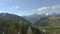 Dolomites aerial view