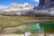 Dolomites Alps, Lake Three Merlons, South Tyrol, Italy