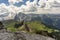 Dolomites in a beautiful summer scenery. Italy.