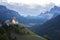 Dolomites, Colle Santa Lucia at sunrise