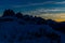 Dolomites. Dolomite Alps in winter