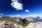 Dolomites landscape on summer